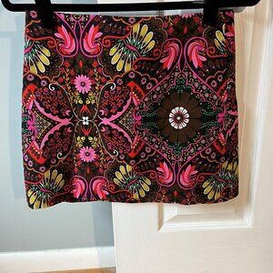 Trina Turk Multi-Color Mini Skirt
